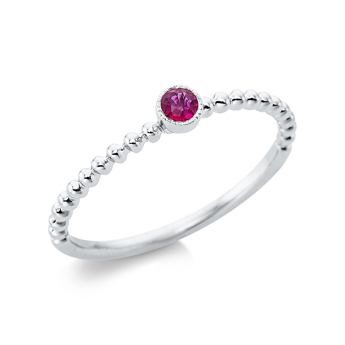 Klassieke ring met gekleurde steen - 1BF05