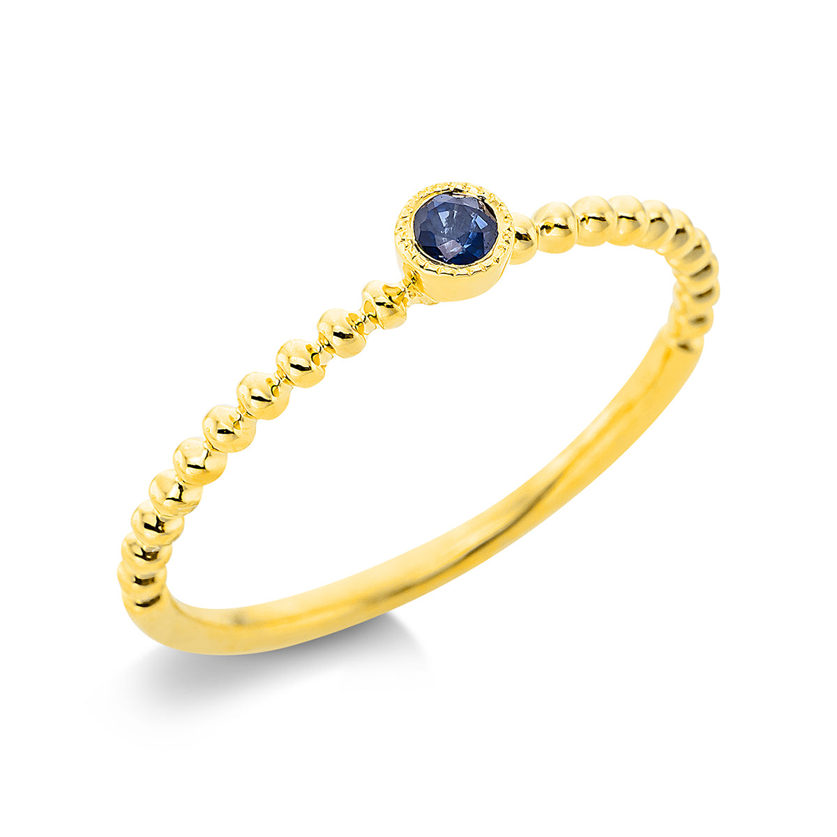 Klassieke ring met gekleurde steen - 1BF06