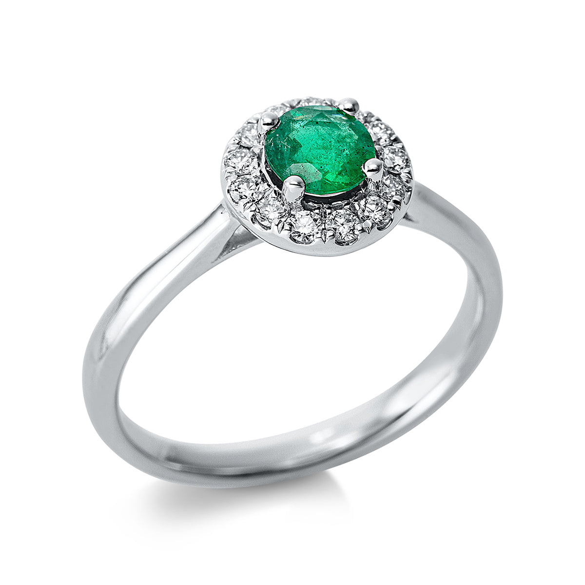 gekleurde steen klassieke ring - 1CB91