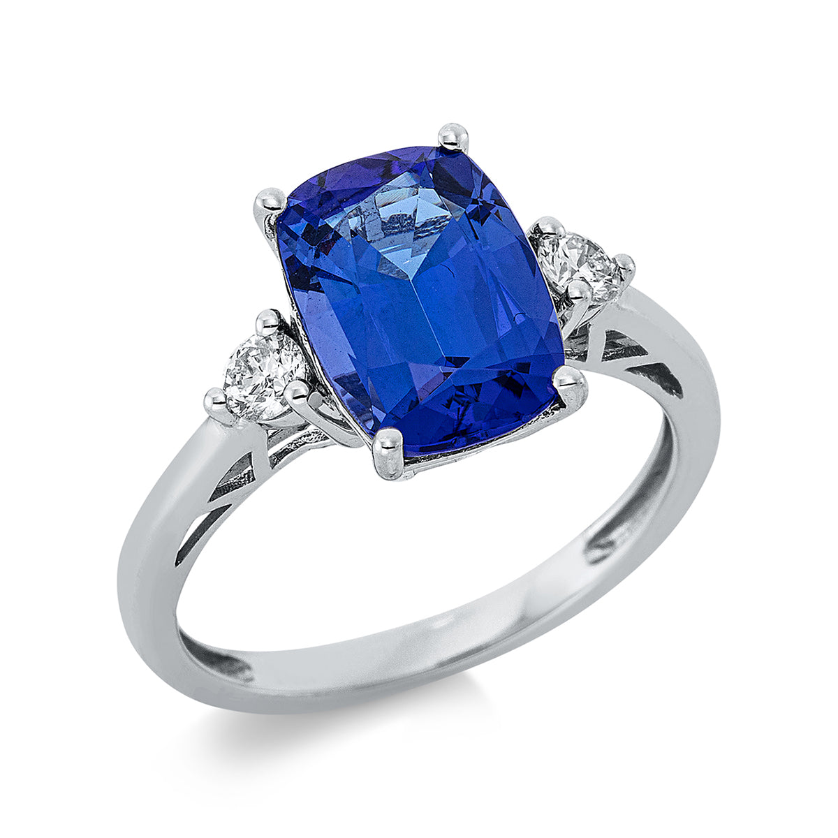 gekleurde stenen mode ring - 1CI44