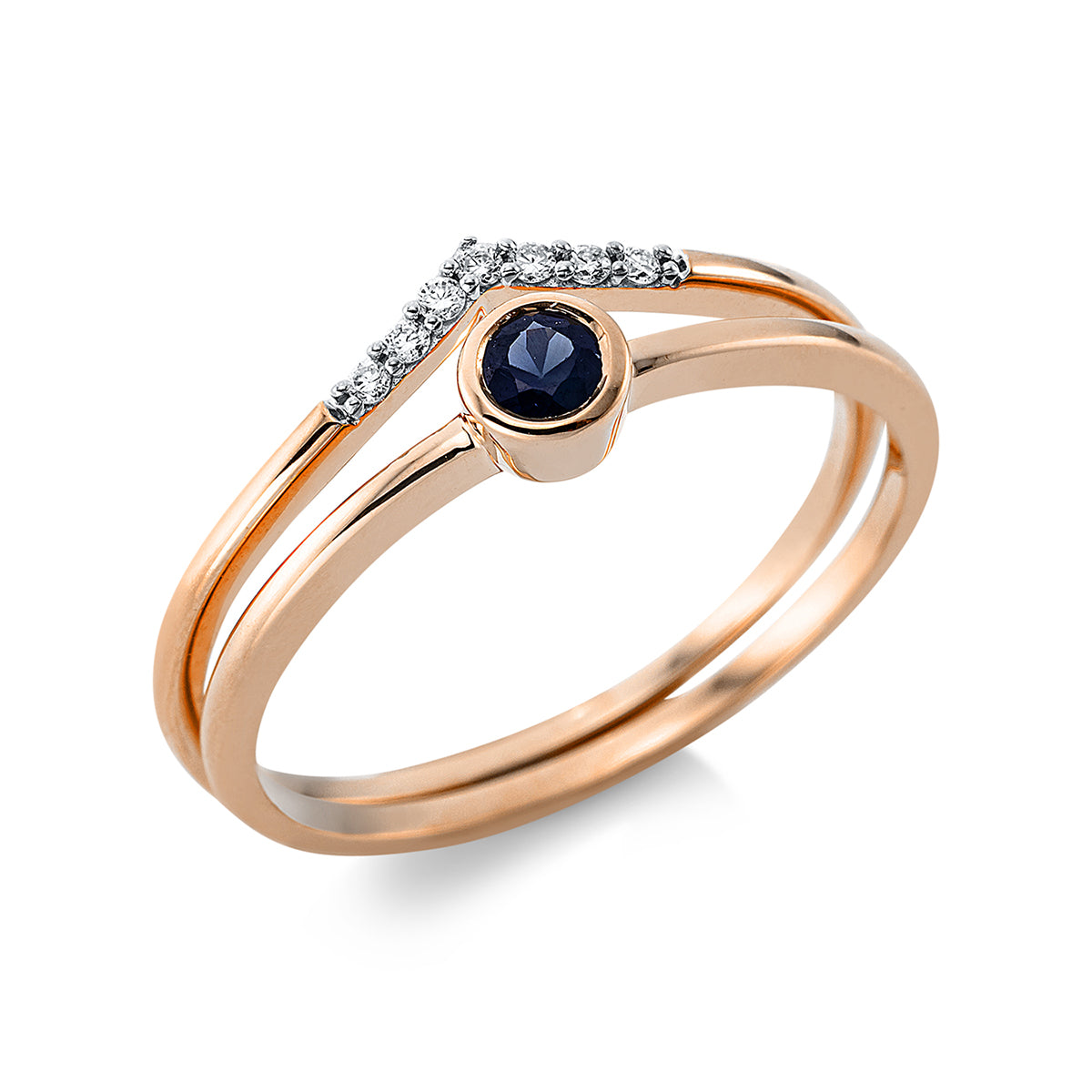 colored stone classic ring - 1CP43