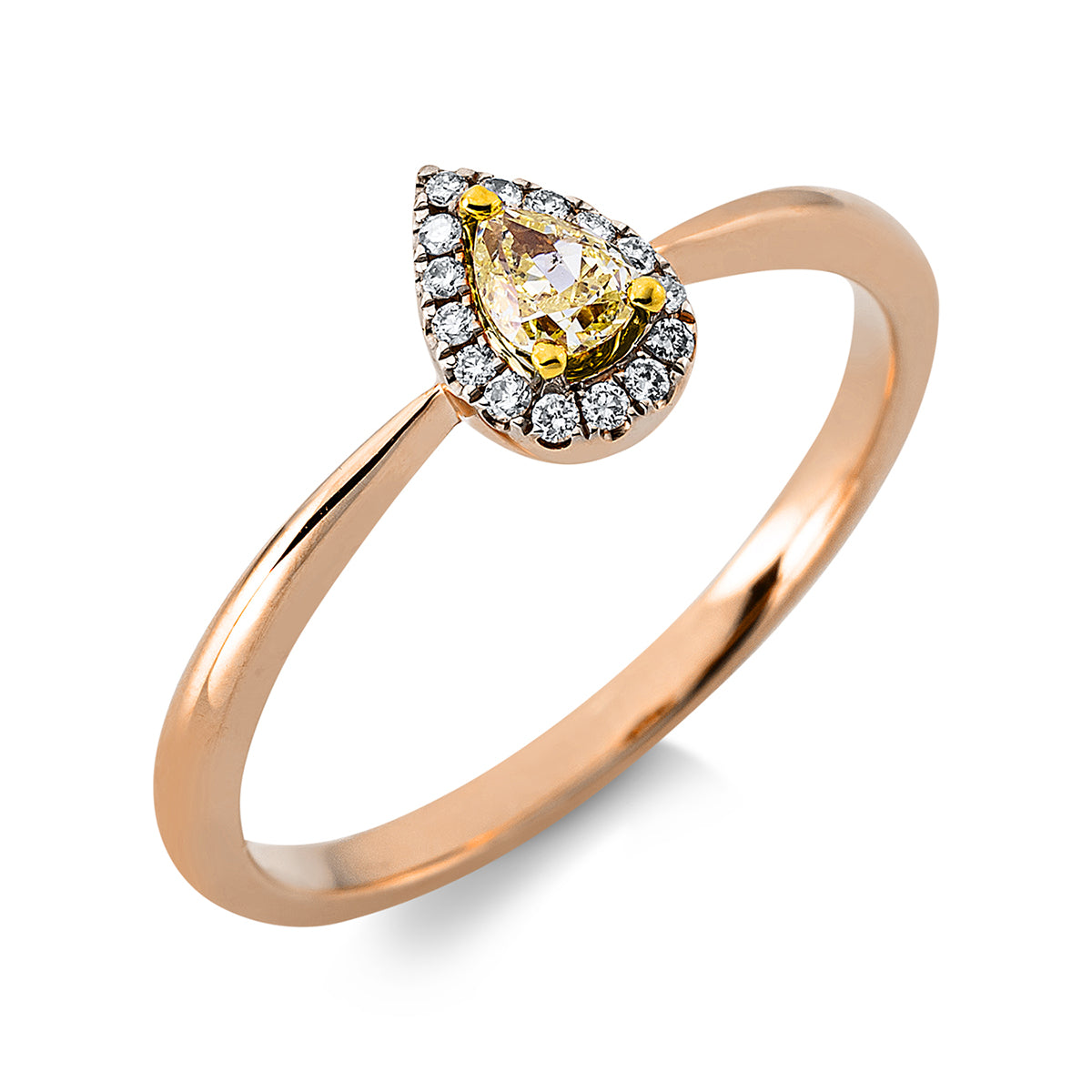 diamond full cut  fancy colored diamond ring in whitegold /yellowgold /redgold