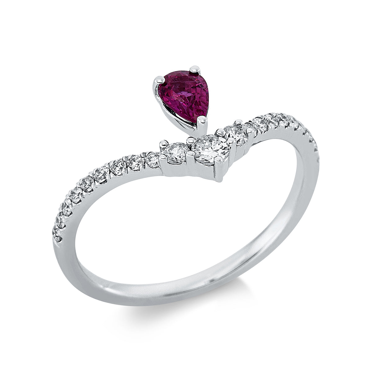 colored stone classic ring - 1CY82