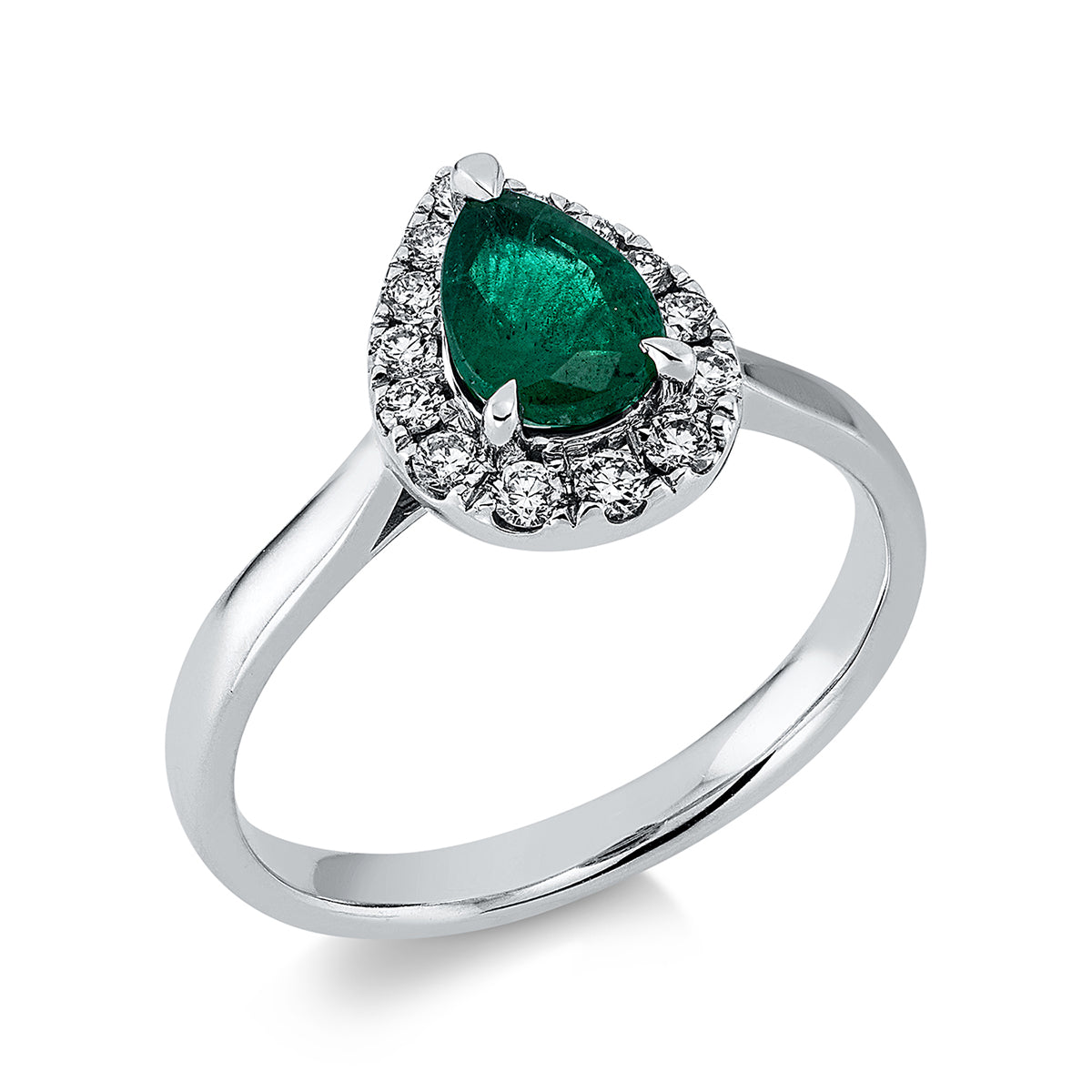 gekleurde steen klassieke ring - 1DH77