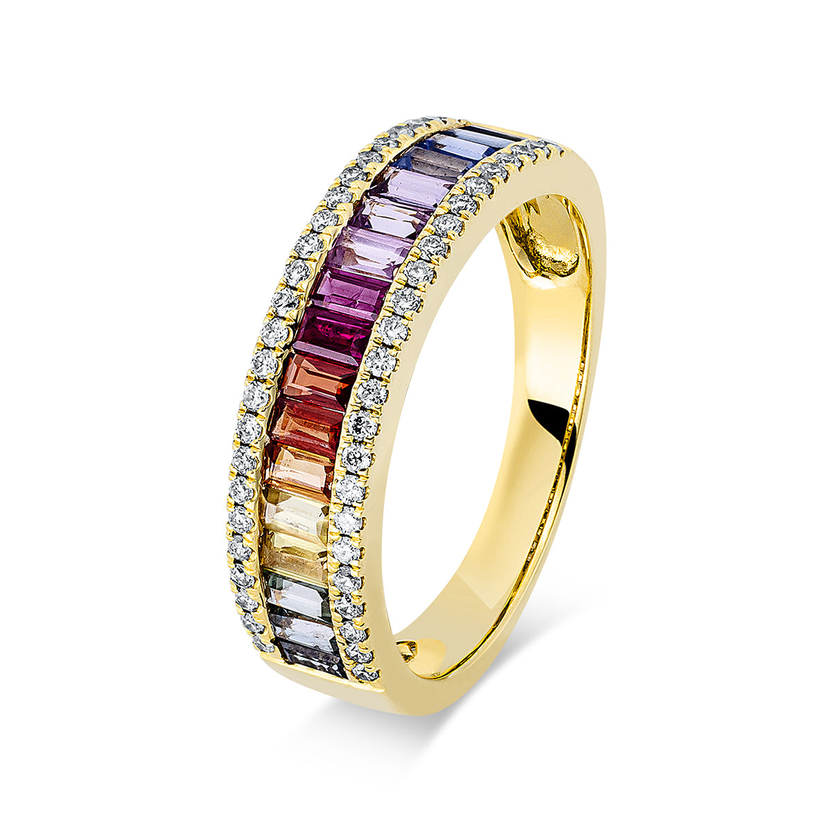 rainbow & multicolor ring - 1DO34