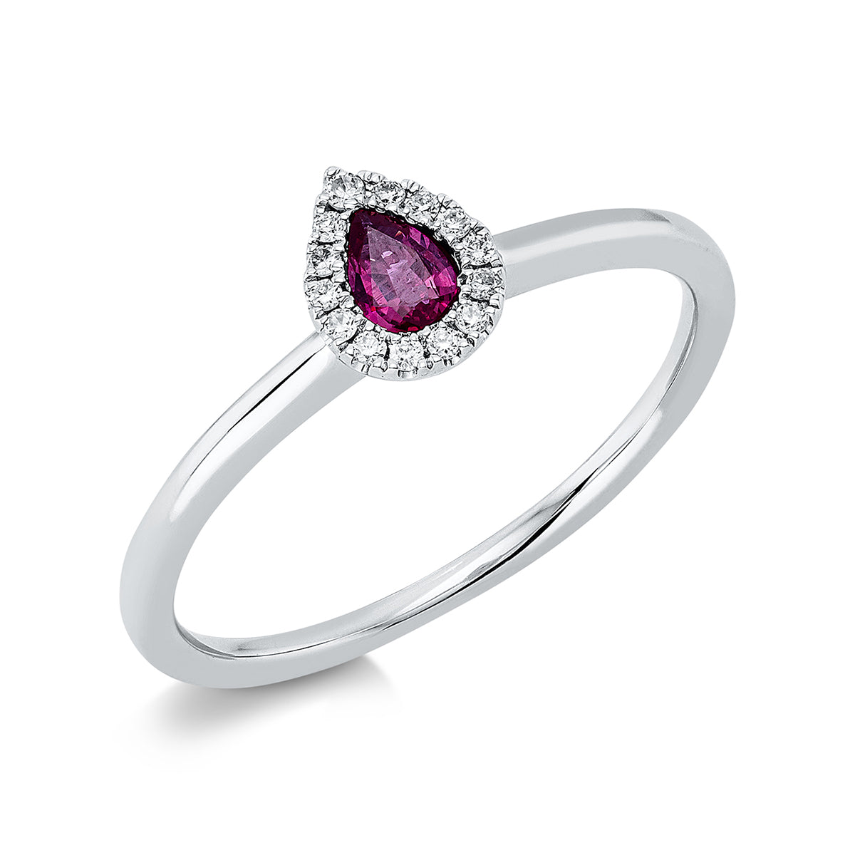 colored stone classic ring - 1DQ69