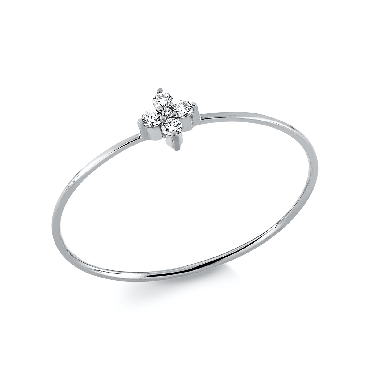 moderne damesring - 1ED89