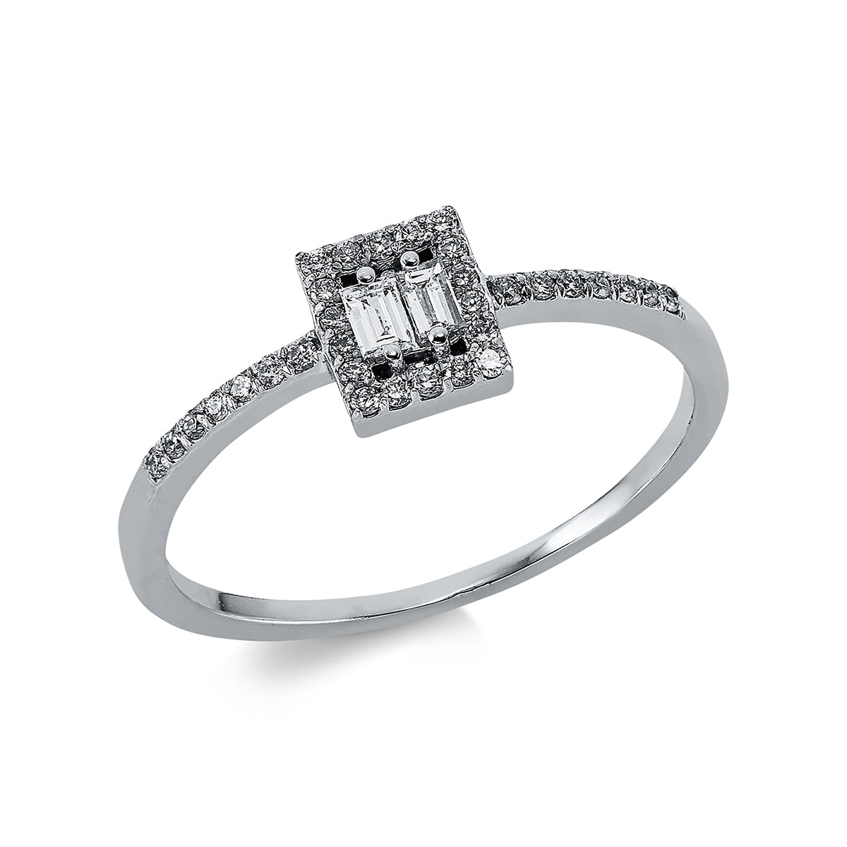 baguette illusie ring - 1EK59