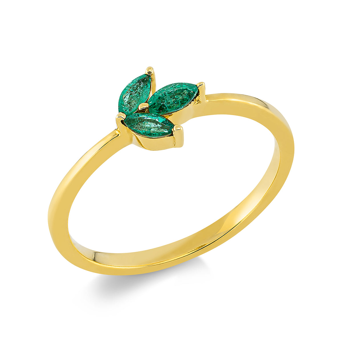 colored stone classic ring - 1EQ23