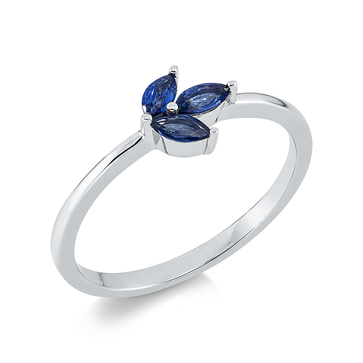 colored stone classic ring - 1EQ26