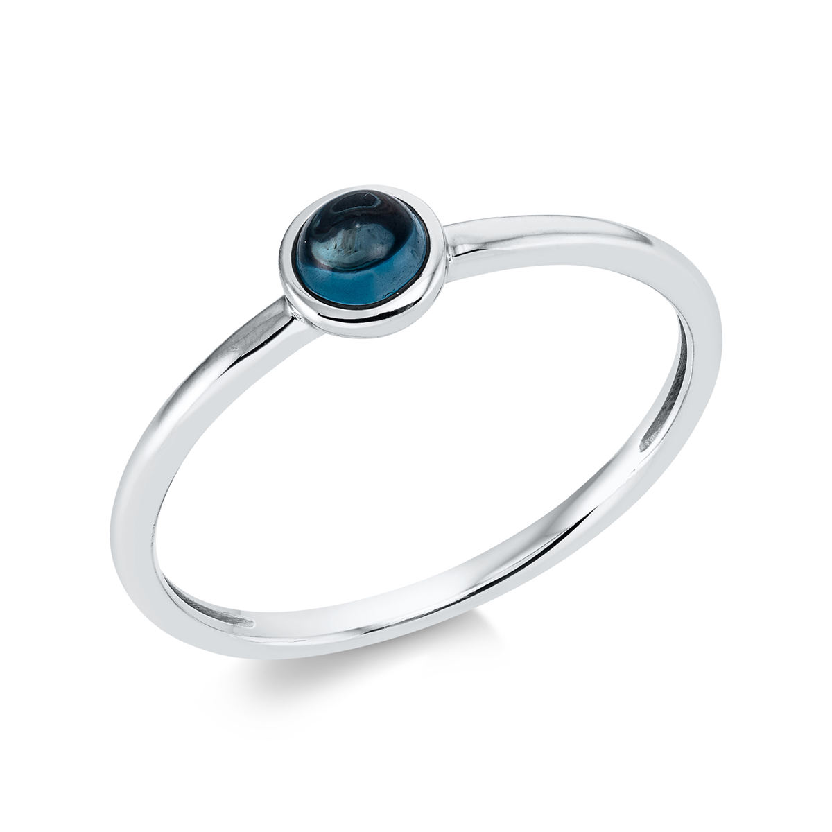 gekleurde stenen mode ring - 1FP55