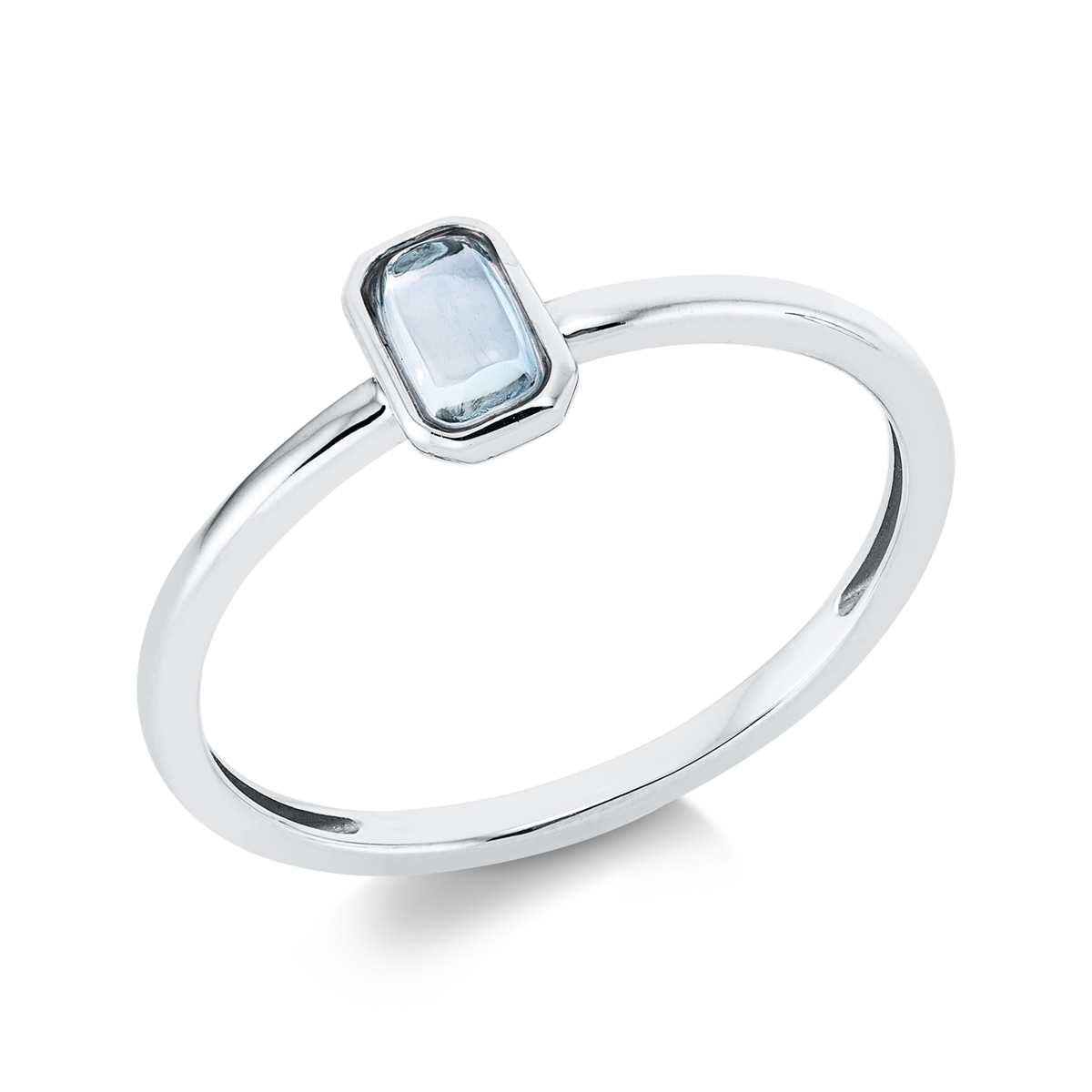 gekleurde stenen mode ring - 1FP73