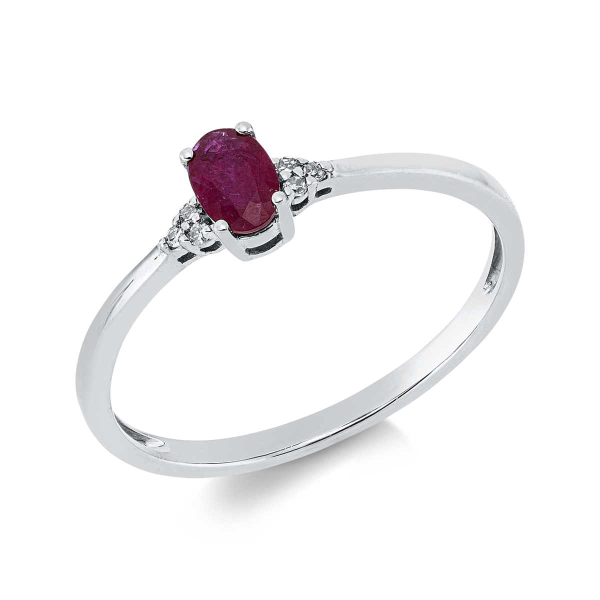 colored stone classic ring - 1HJ22