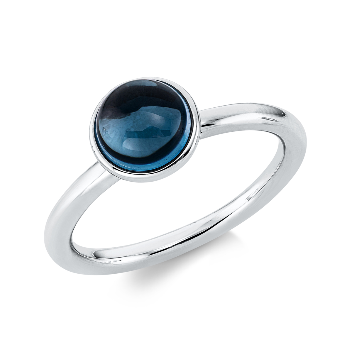 gekleurde stenen mode ring - 1HJ65