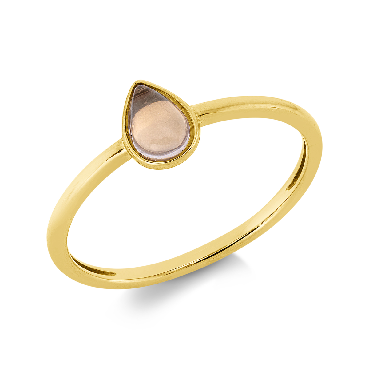 gekleurde stenen mode ring - 1HJ73