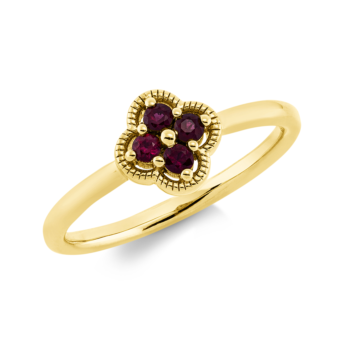 colored stone classic ring - 1HK24