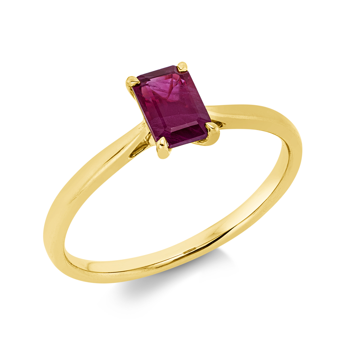 colored stone classic ring - 1HL85
