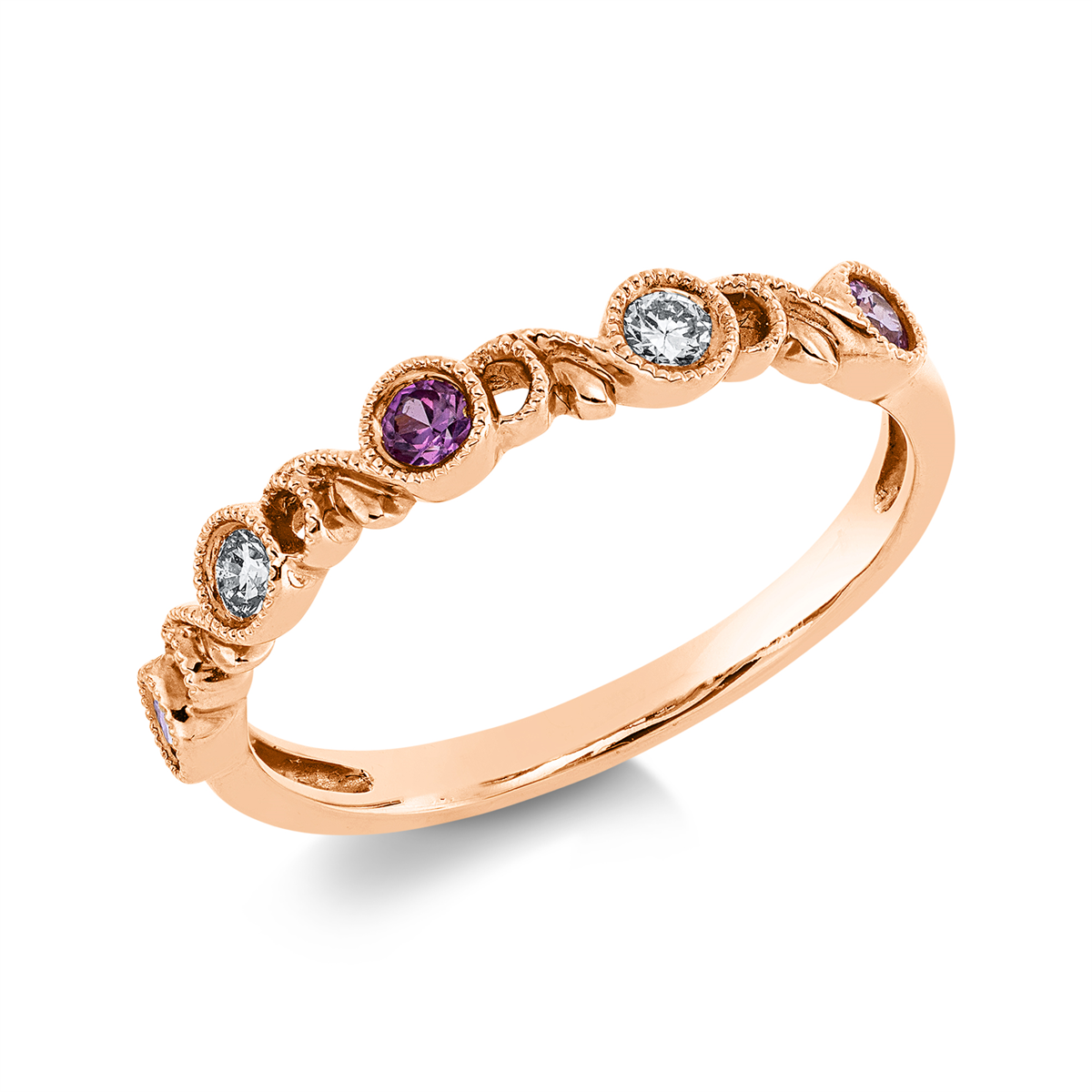 colored stone classic ring - 1HU63
