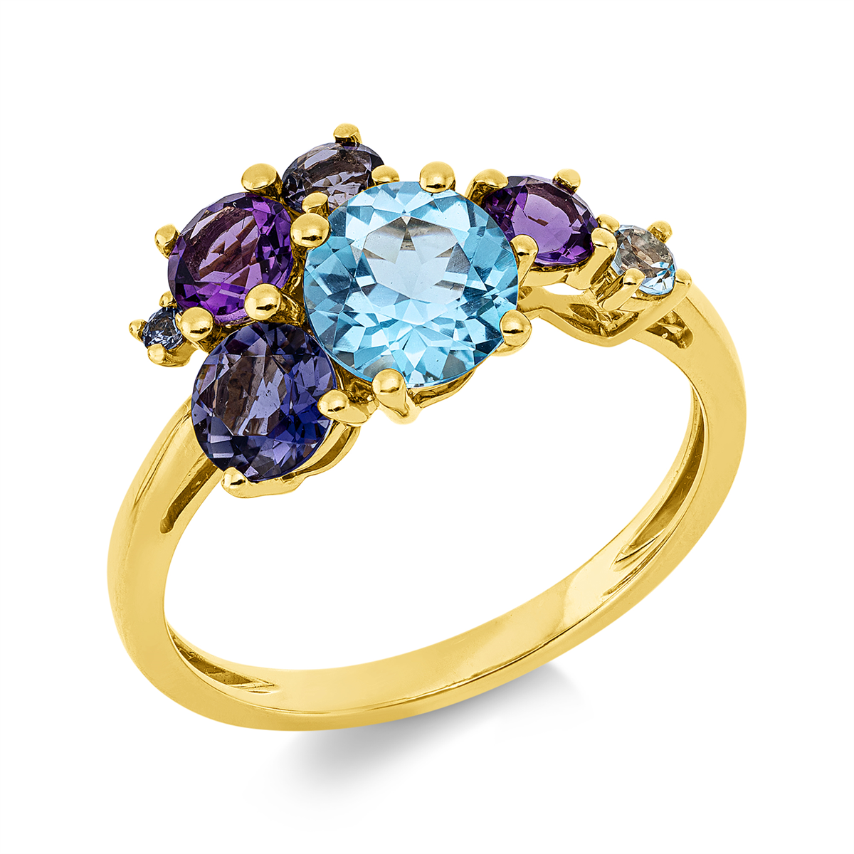 colored stone fashion ring - 1HV76
