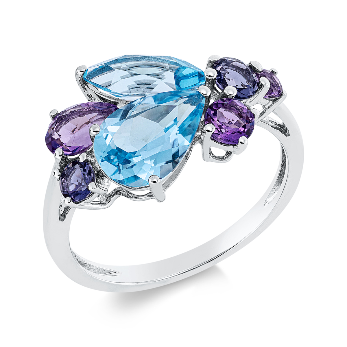 colored stone fashion ring - 1HV77