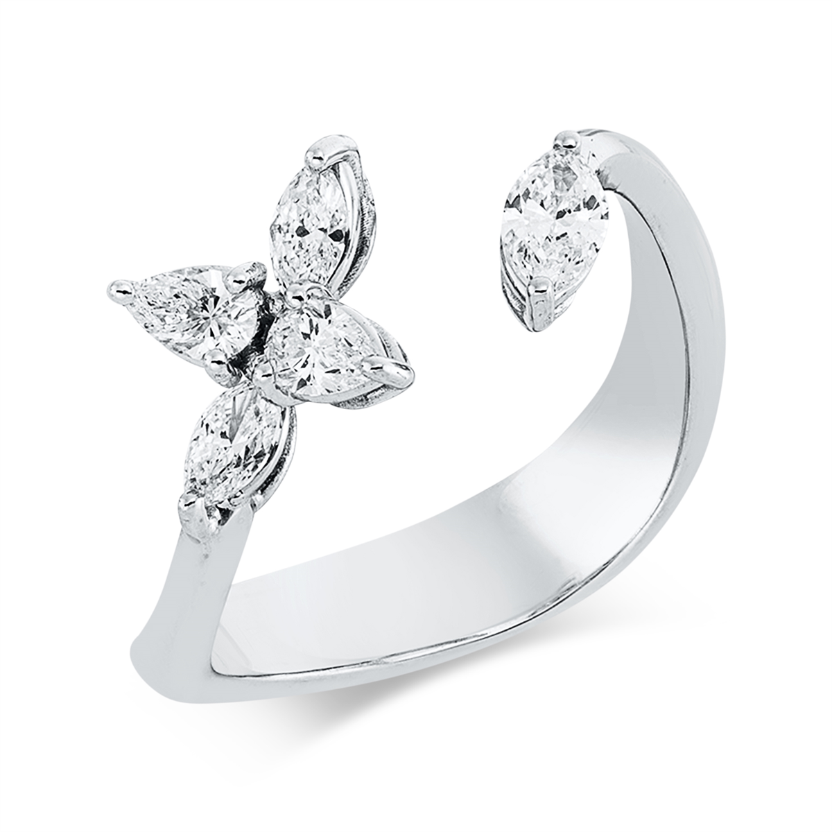 moderne damesring - 1HZ17