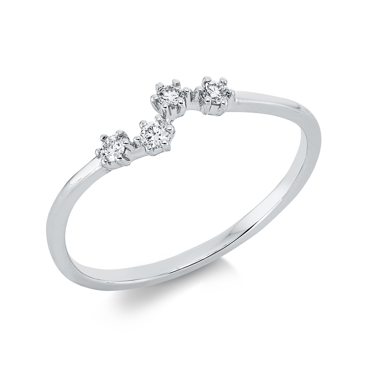 moderne damesring - 1ID63