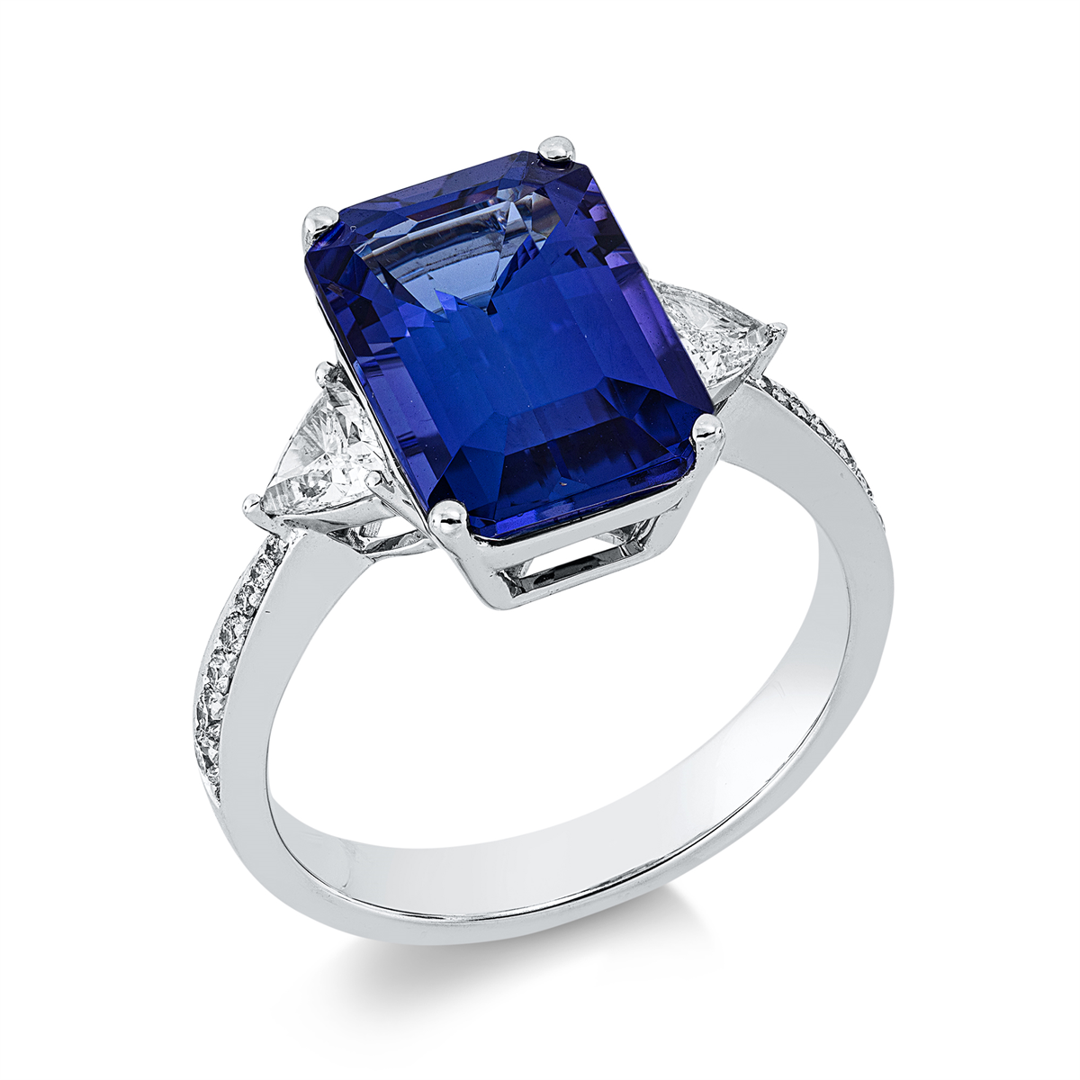 gekleurde steen klassieke ring - 1II18