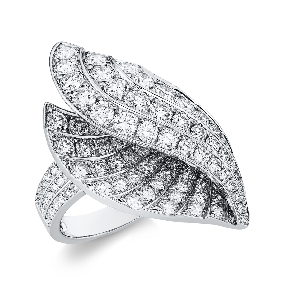 diamond full cut  exclusive ring in white gold