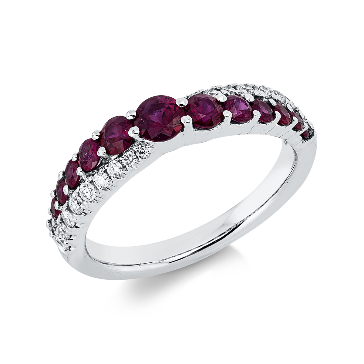 colored stone classic ring - 1JA21