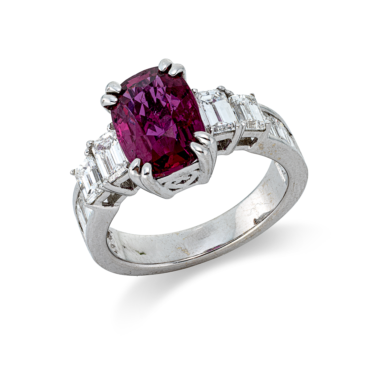 colored stone classic ring - 1JB34