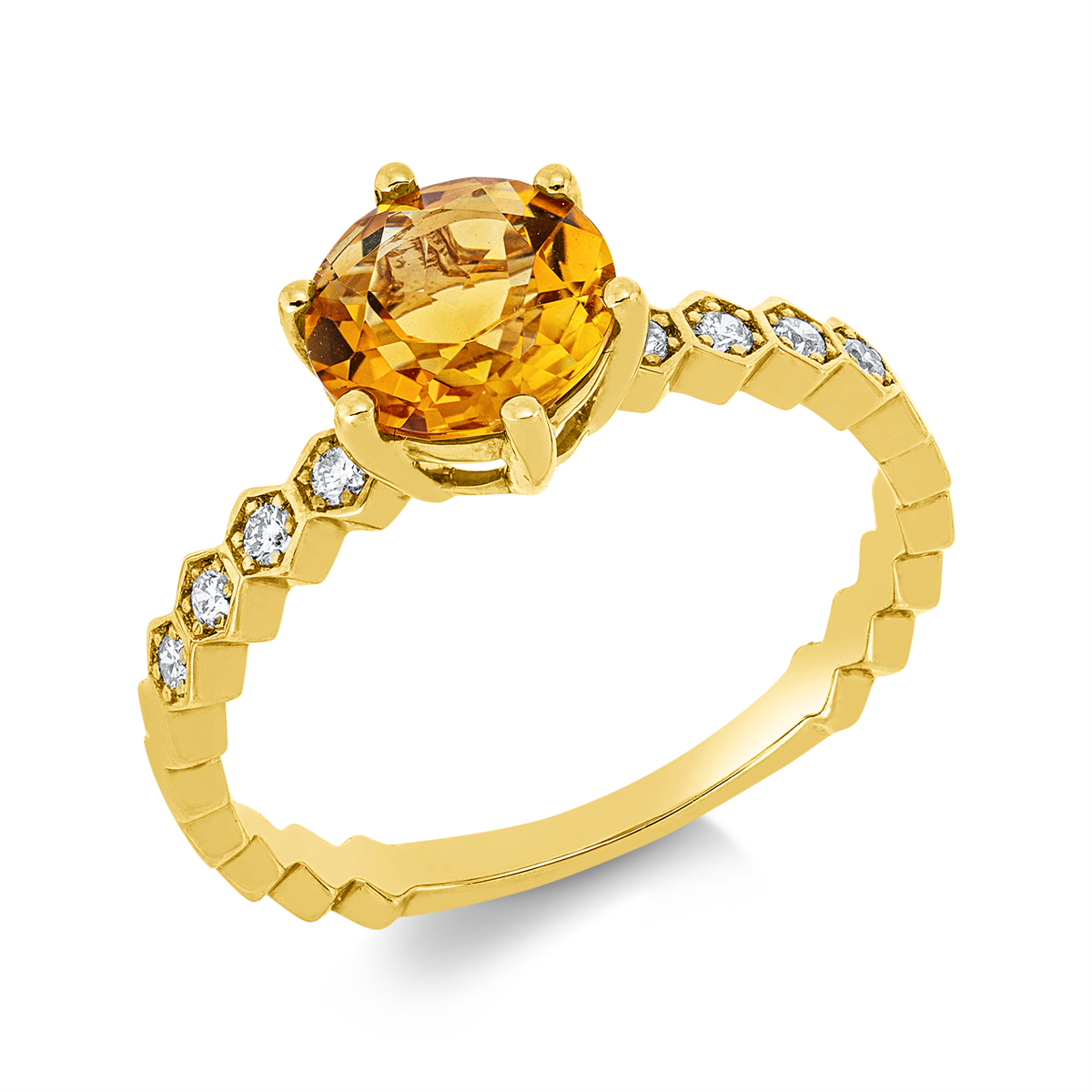 colored stone fashion ring - 1JB42