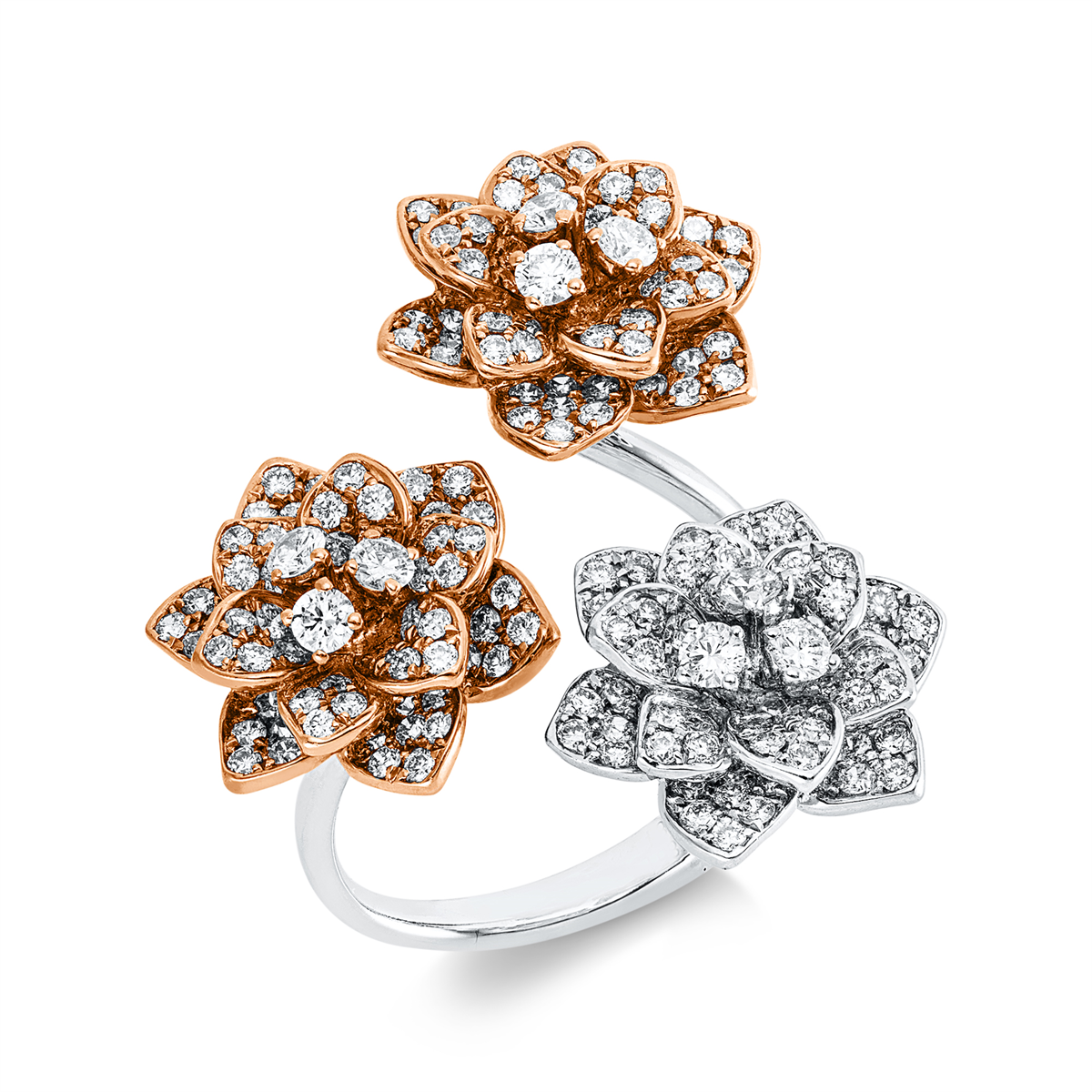 diamond full cut  exclusive ring in whitegold /yellowgold /redgold