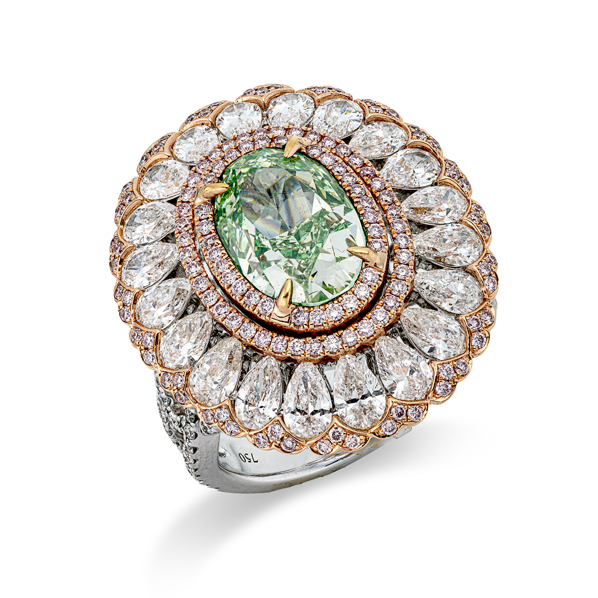 fancy colored diamond ring - 1JK16