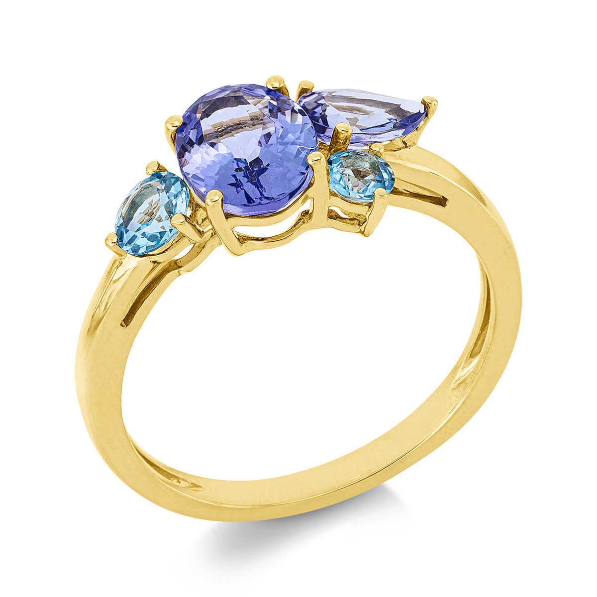 colored stone fashion ring - 1KH55