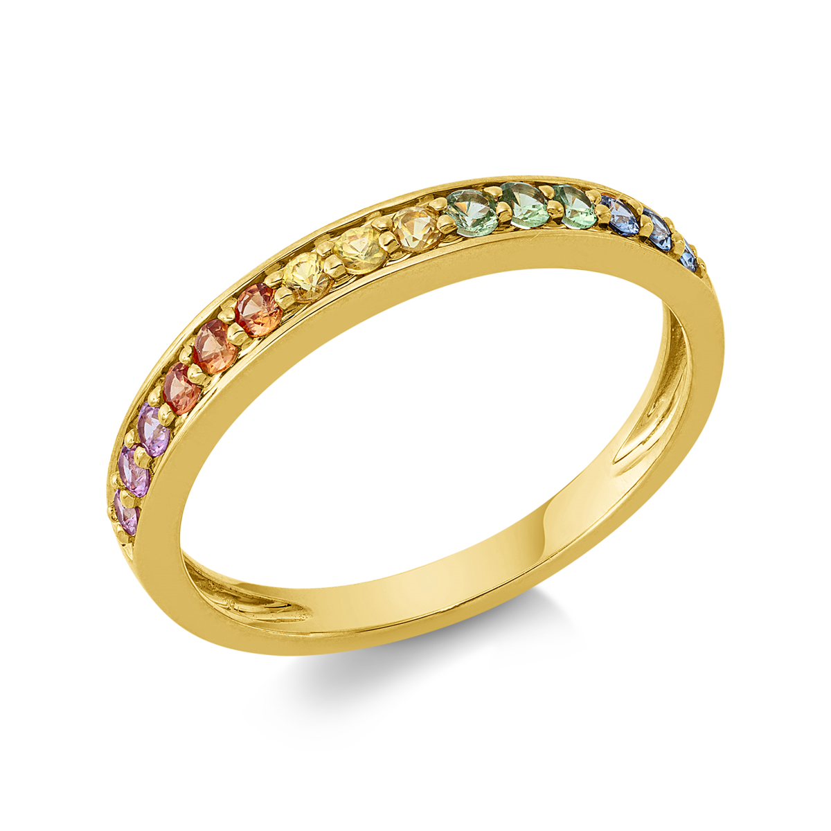 colored stone fashion ring - 1KH57