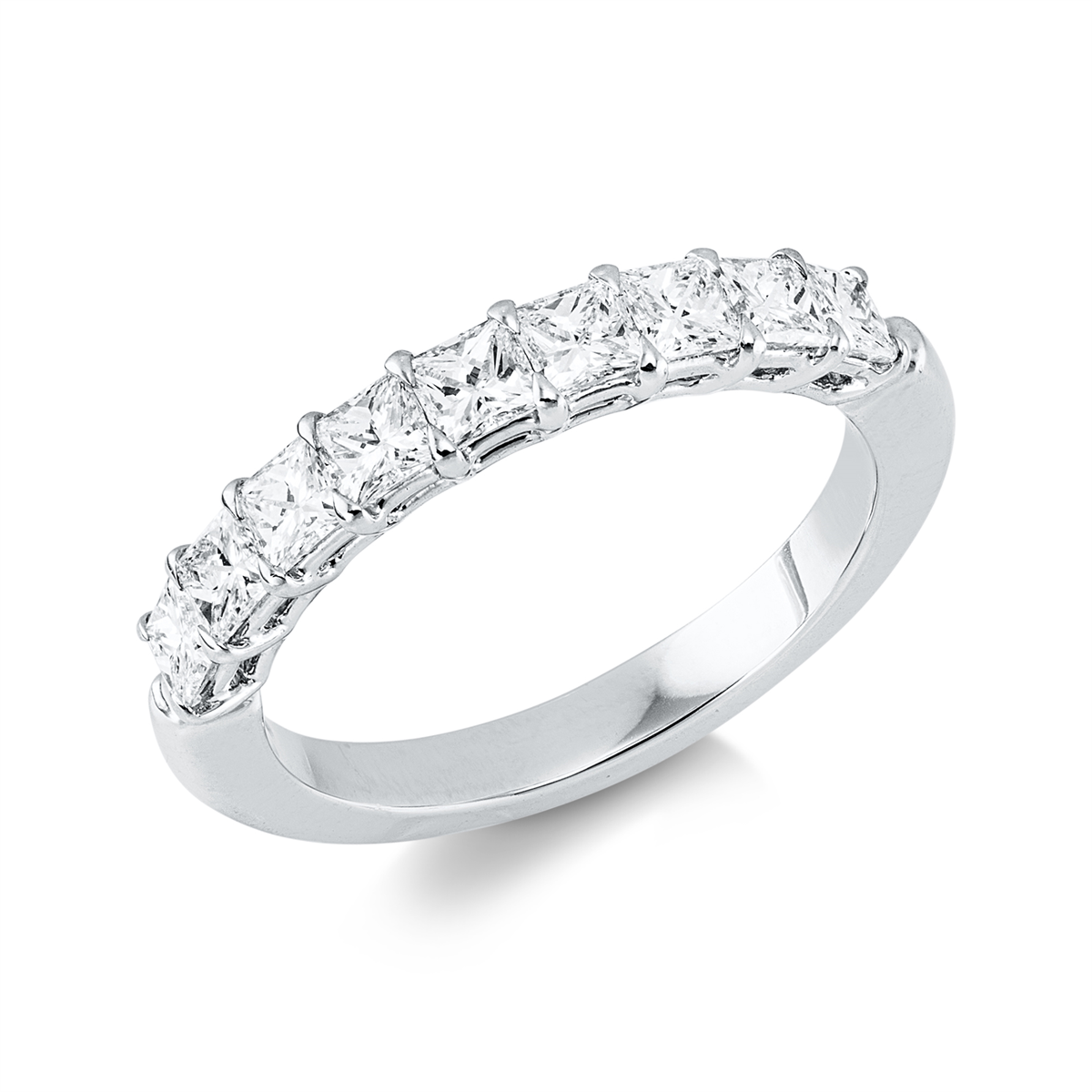 princess  exclusive ring in white gold