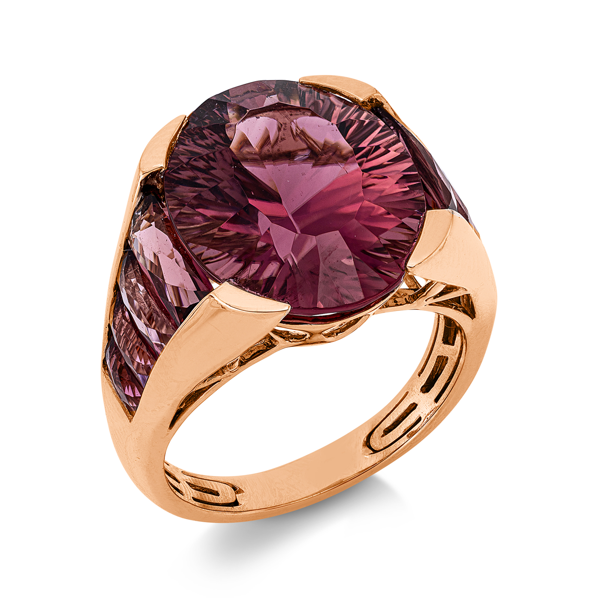 colored stone classic ring - 1KK65