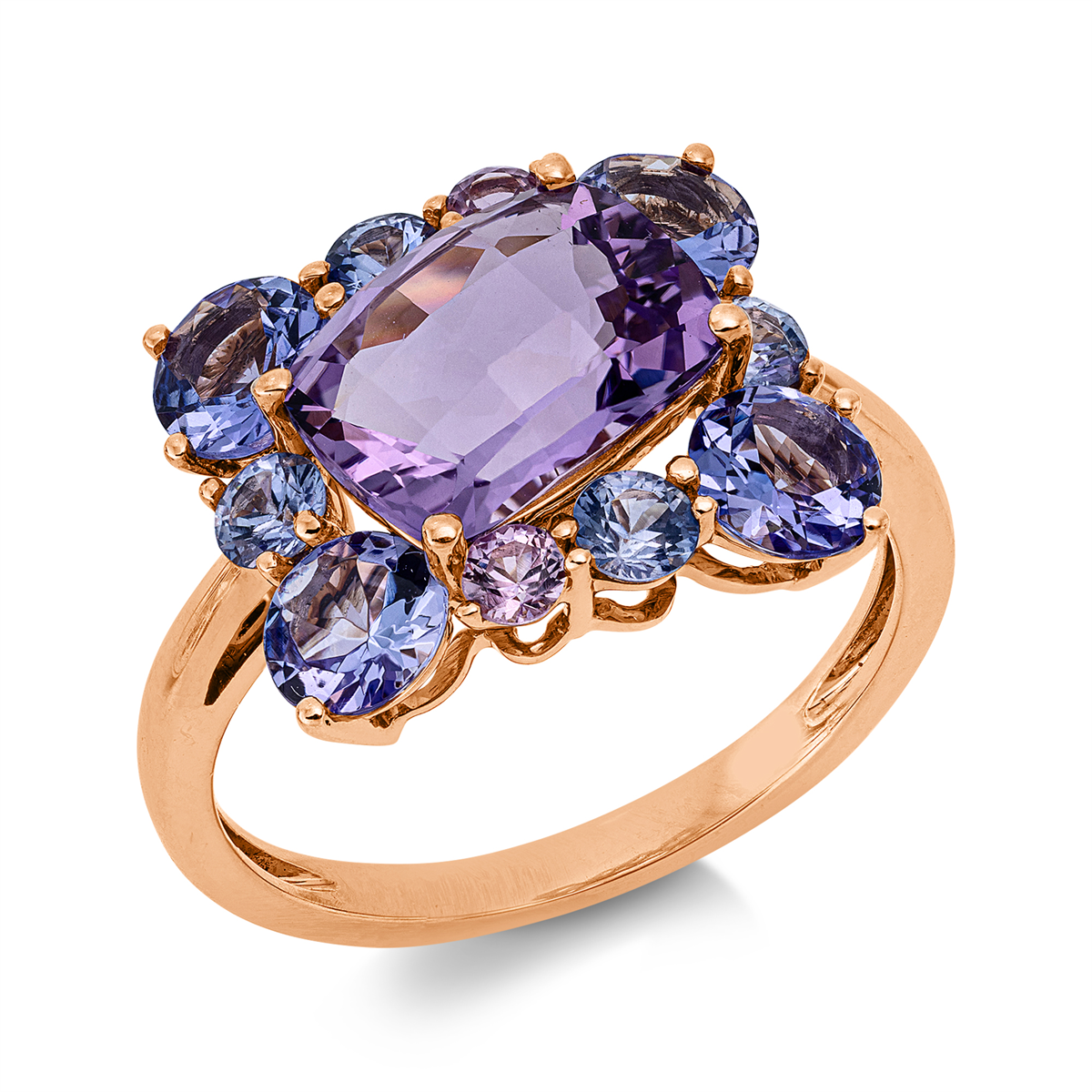 colored stone fashion ring - 1KK74