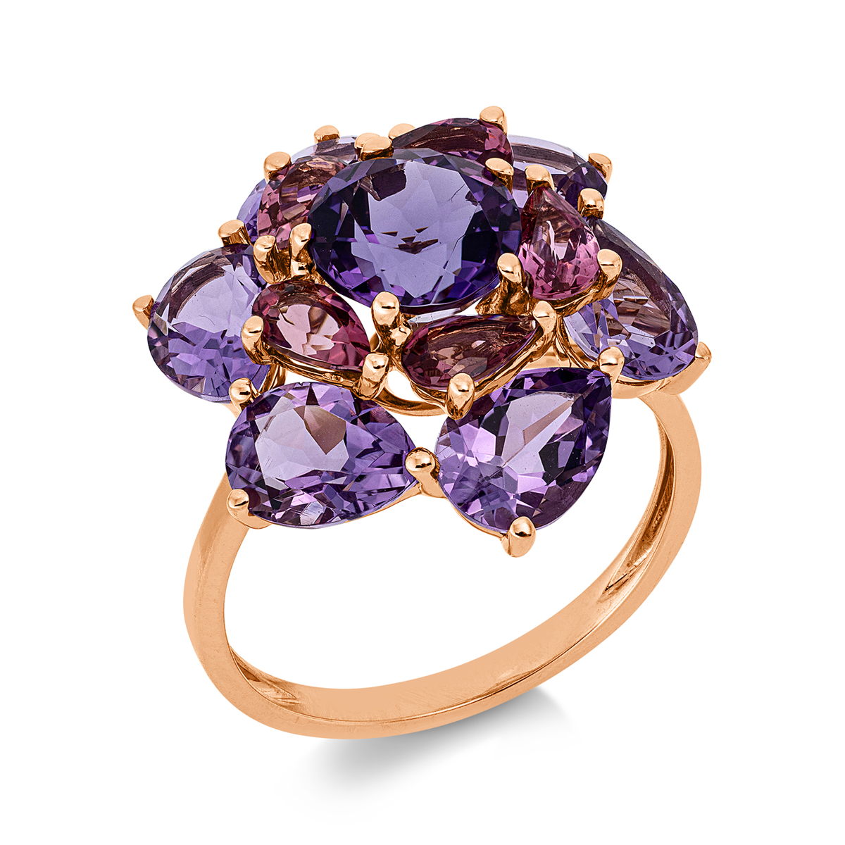 colored stone fashion ring - 1KK99