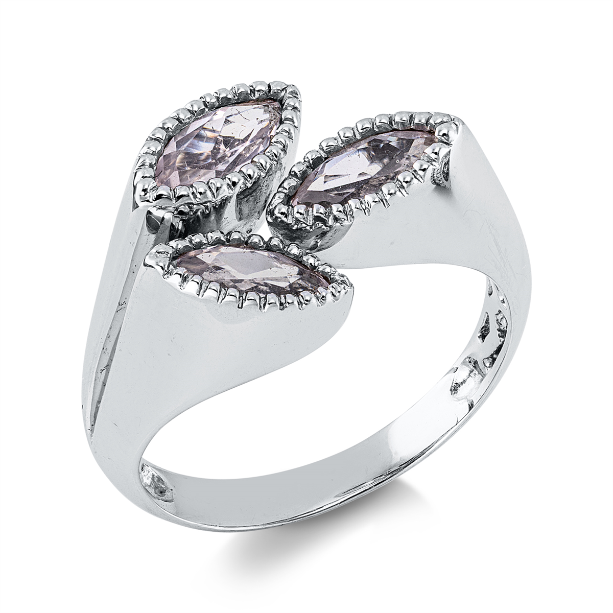 colored stone fashion ring - 1KO59