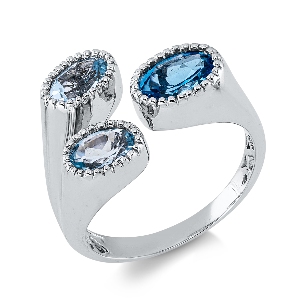 colored stone fashion ring - 1KO60