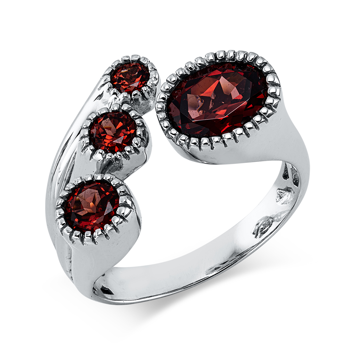 colored stone fashion ring - 1KO62