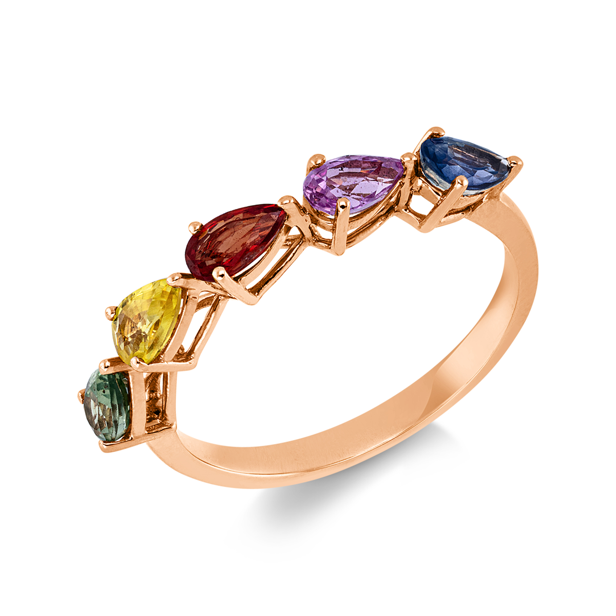 rainbow & multicolor ring - 1KO89