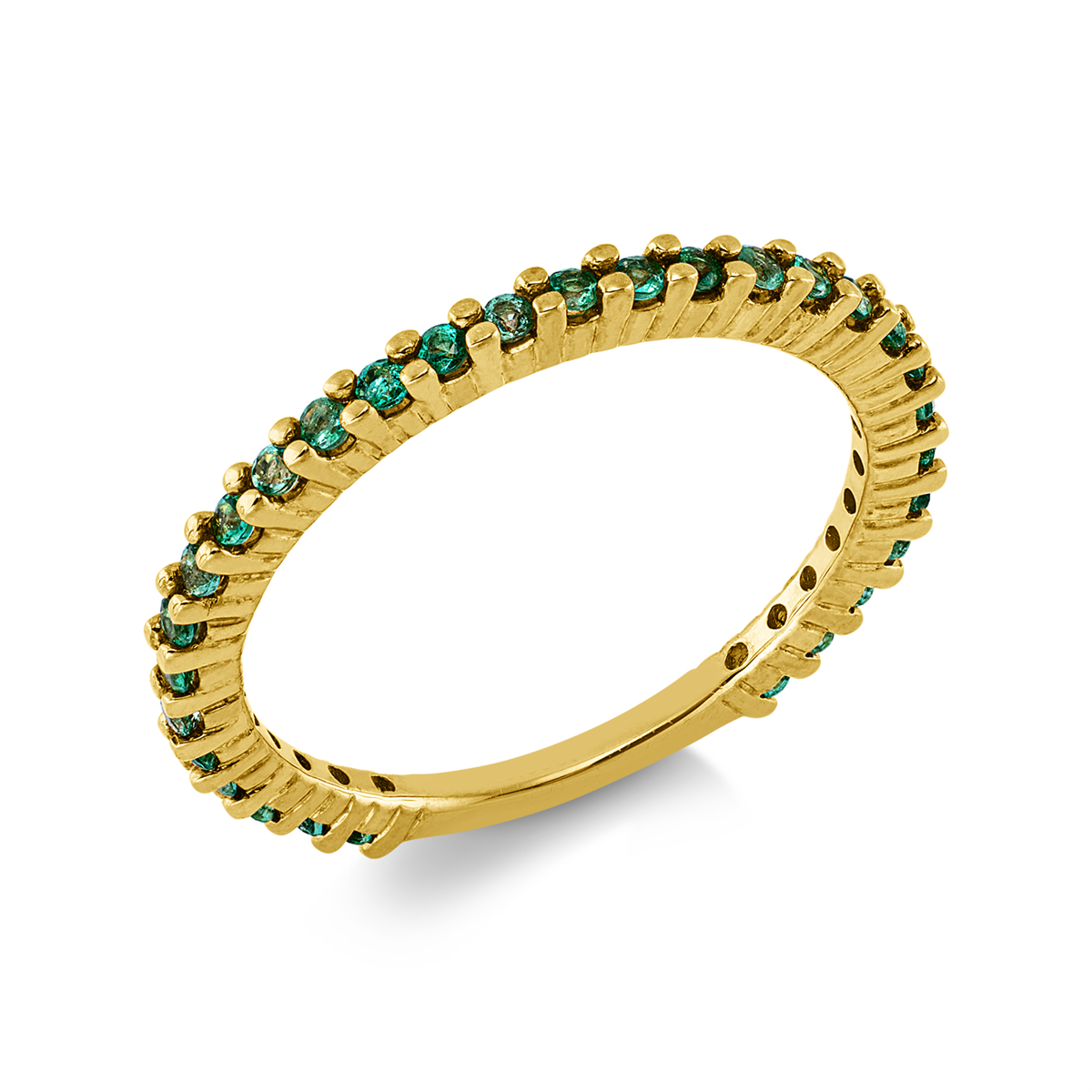 colored stone classic ring - 1KU32