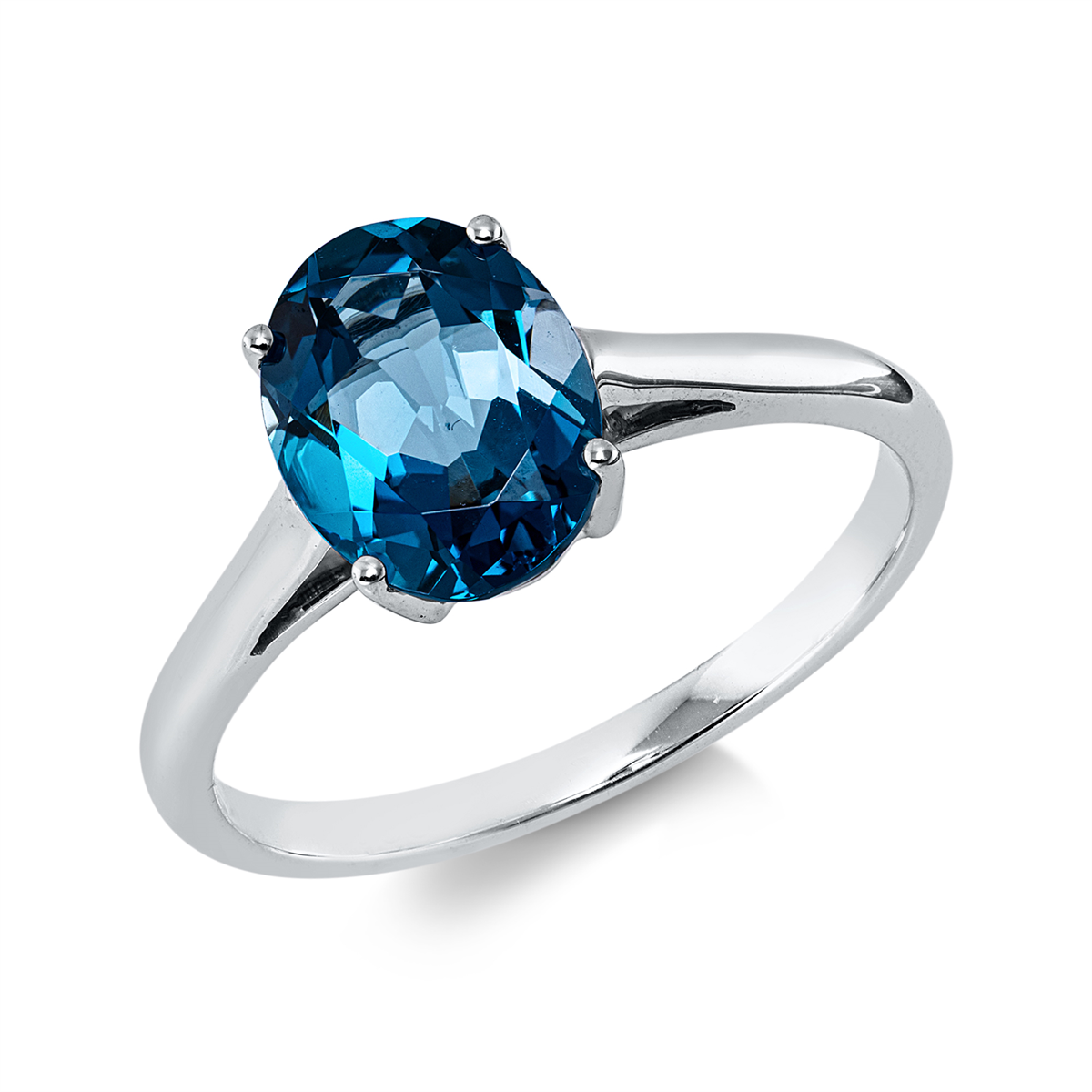 colored stone fashion ring - 1KY28