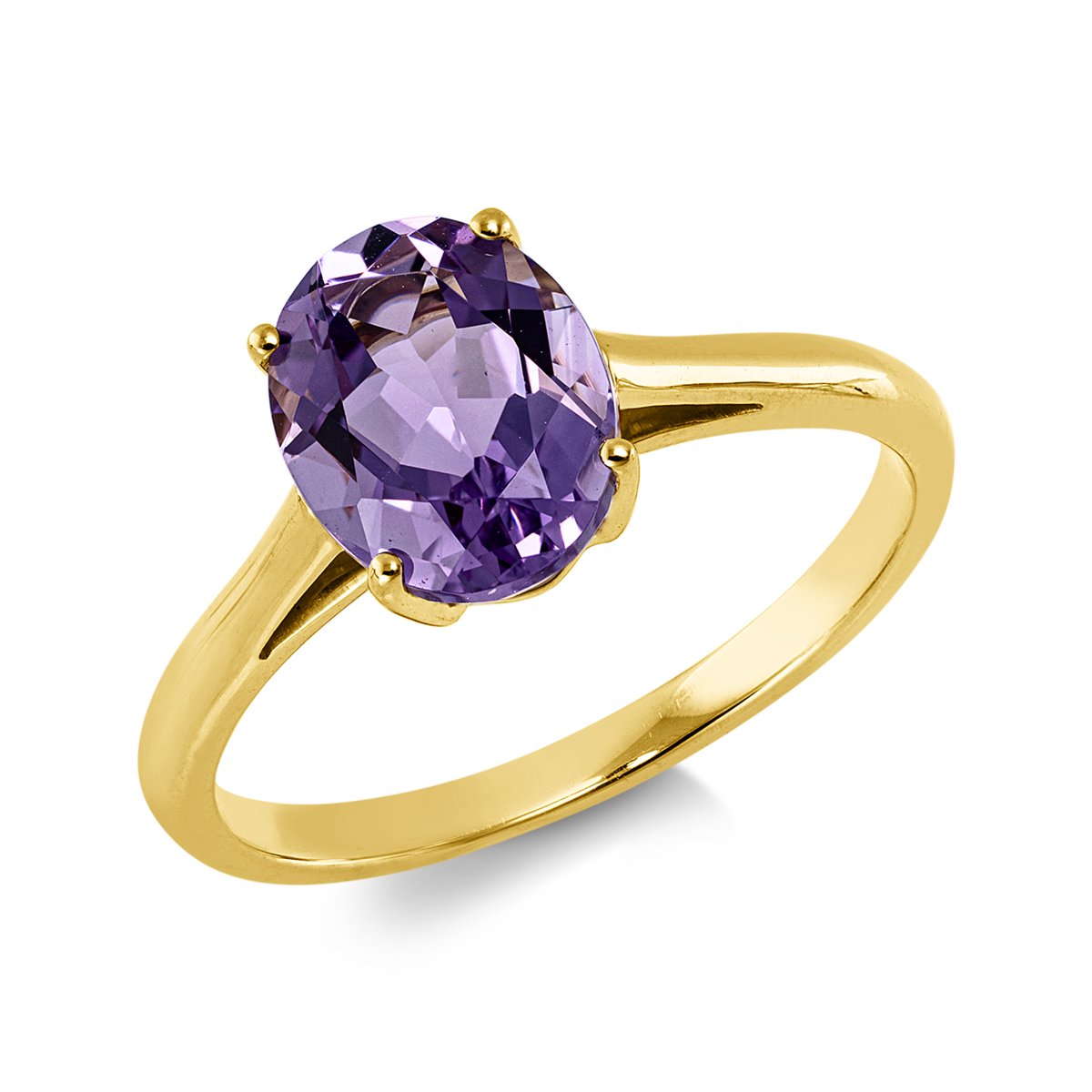 colored stone fashion ring - 1KY80