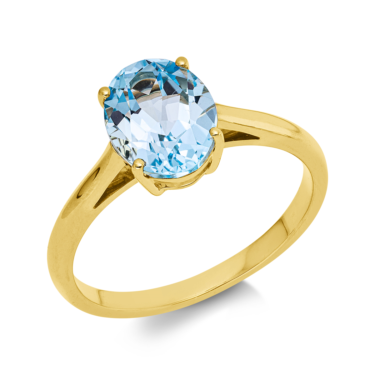 colored stone fashion ring - 1KY81