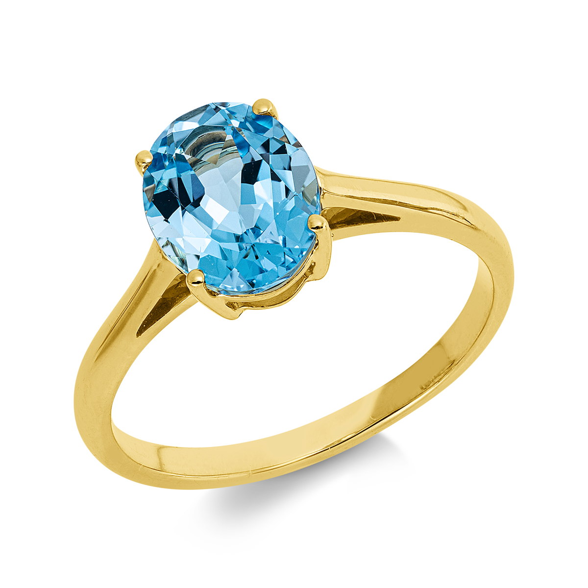 colored stone fashion ring - 1KY88