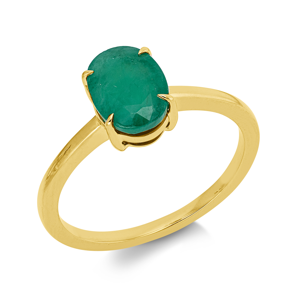 colored stone classic ring - 1KZ26