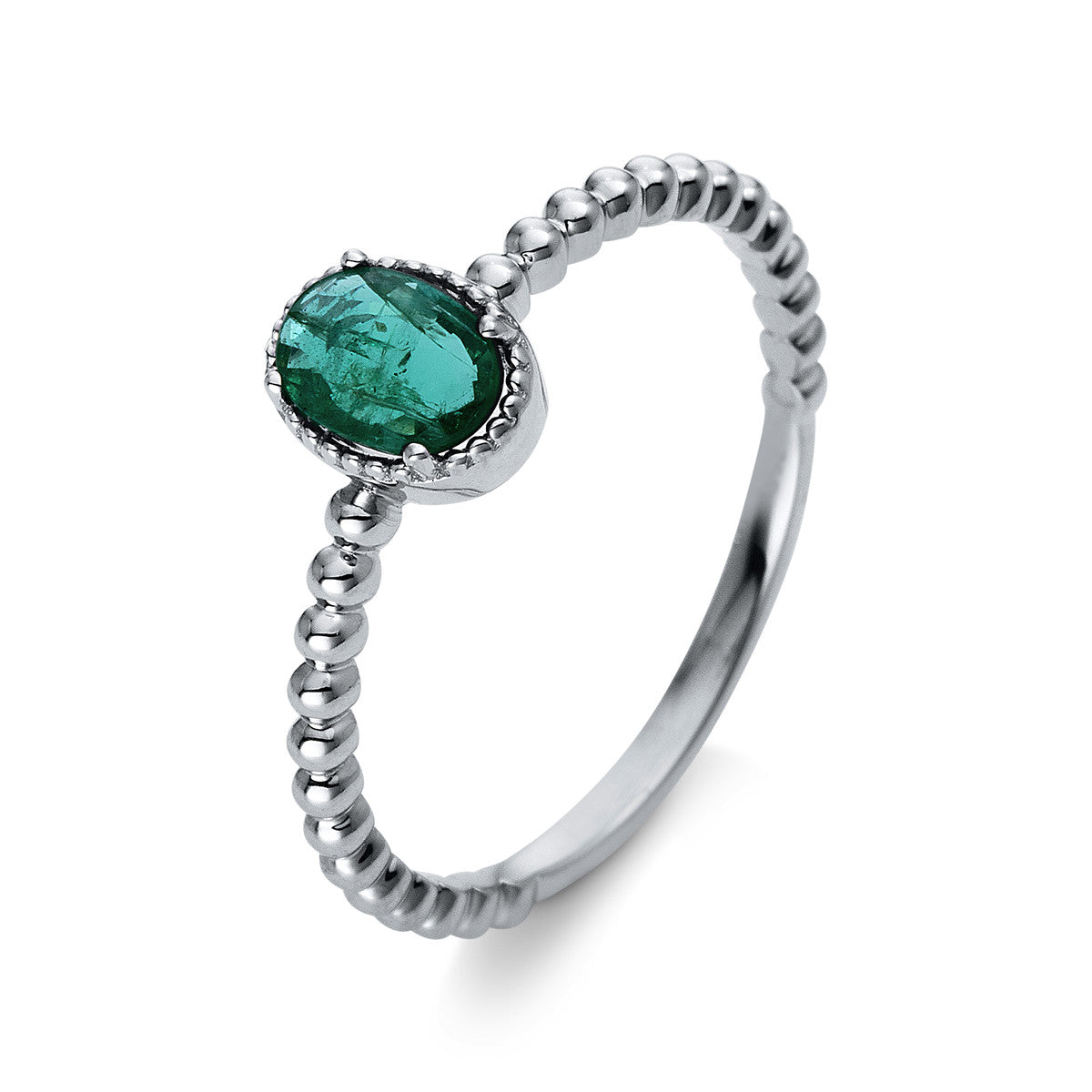 colored stone classic ring - 1S149